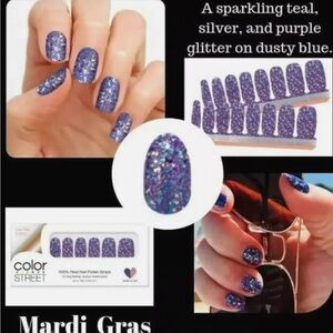 Color Street Mardi Gras Nail Strips